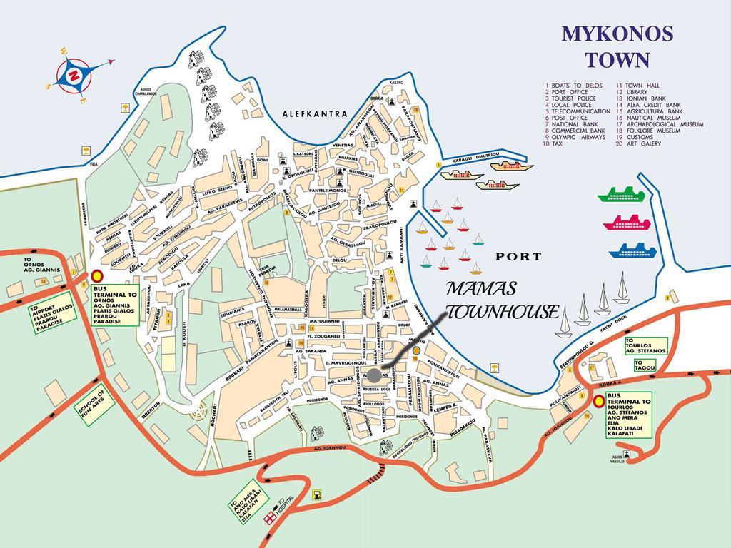 Mama'S Townhouse Mykonos Town Exterior photo
